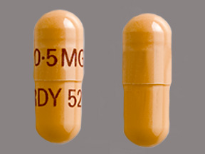 0 5MG RDY525: (68084-449) Tacrolimus 0.5 mg (As Anhydrous Tacrolimus) Oral Capsule by American Health Packaging
