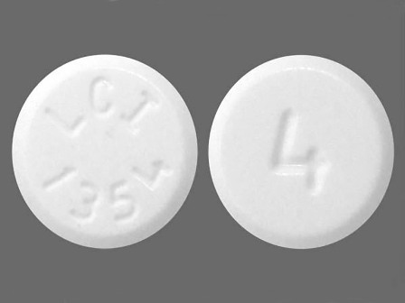 LCI 1354 4: Hydromorphone Hydrochloride 4 mg Oral Tablet