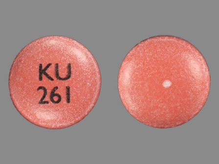 KU 261: (68084-598) Nifedipine 60 mg 24 Hr Extended Release Tablet by American Health Packaging