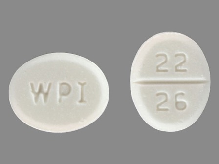 WPI 22 26: (68084-604) Desmopressin Acetate 0.2 mg Oral Tablet by American Health Packaging