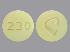 230 logo: Oxycodone and Acetaminophen Oral Tablet