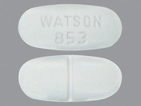 WATSON 853: (68084-884) Hydrocodone Bitartrate and Acetaminophen Oral Tablet by American Health Packaging