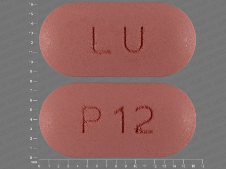 LU P12: (68180-104) Valsartan and Hydrochlorothiazide Oral Tablet, Film Coated by Lake Erie Medical Dba Quality Care Products LLC