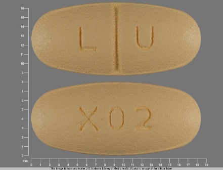 L U X02: (68180-113) Levetiracetam 500 mg Oral Tablet, Film Coated by Redpharm Drug, Inc.