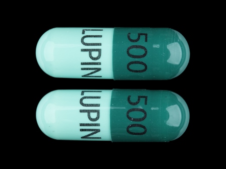 500 LUPIN: (68180-122) Cephalexin 500 mg Oral Capsule by Remedyrepack Inc.