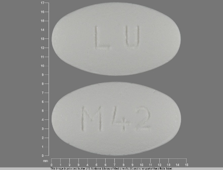 LU M42: (68180-216) Hctz 12.5 mg / Losartan Potassium 100 mg Oral Tablet by Lupin Pharmaceuticals, Inc.