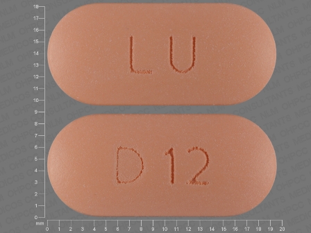 LU D12: (68180-222) Niacin 750 mg Oral Tablet, Extended Release by Lupin Pharmaceuticals, Inc.