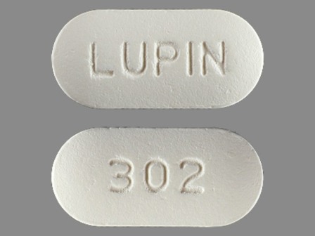 LUPIN 302: (68180-302) Cefuroxime (As Cefuroxime Axetil) 250 mg Oral Tablet by Preferred Pharmaceuticals, Inc.