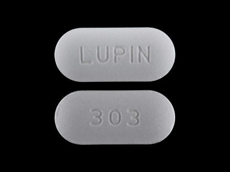 LUPIN 303: (68180-303) Cefuroxime Axetil 500 mg Oral Tablet by Golden State Medical Supply, Inc.