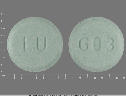 LU G03: Lovastatin 40 mg Oral Tablet