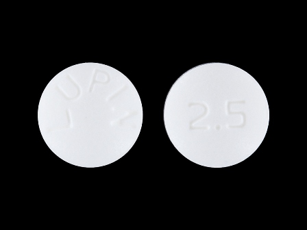 LUPIN 2 5: (68180-512) Lisinopril 2.5 mg Oral Tablet by Lupin Pharmaceuticals, Inc.