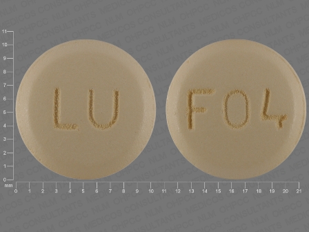 LU F04: (68180-554) Quinapril 40 mg Oral Tablet by Lupin Pharmaceuticals, Inc.