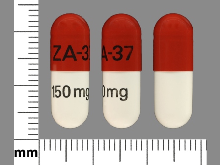 ZA 37 150 mg: (68382-036) Venlafaxine Hydrochloride 150 mg Oral Capsule, Extended Release by Denton Pharma, Inc. Dba Northwind Pharmaceuticals