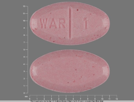 WAR 1: (68382-052) Warfarin Sodium 1 mg Oral Tablet by Nucare Pharmaceuticals, Inc.