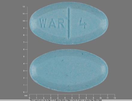 WAR 4: (68382-055) Warfarin Sodium 4 mg Oral Tablet by St Marys Medical Park Pharmacy