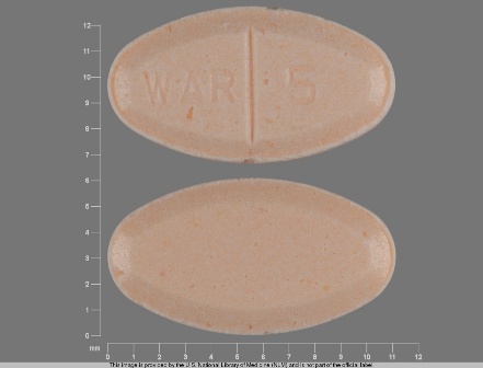 WAR 5: (68382-056) Warfarin Sodium 5 mg Oral Tablet by Cadila Healthcare Limited
