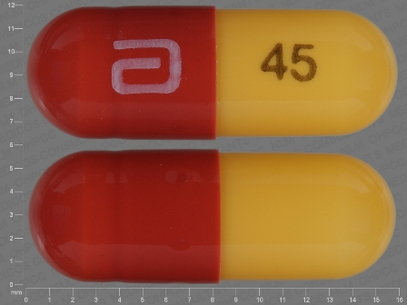 45 a: Fenofibric Acid 45 mg/1 Oral Capsule, Delayed Release