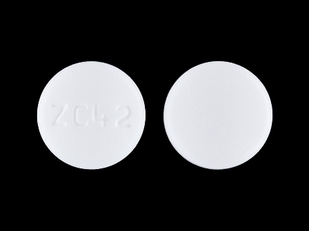 ZC42: (68382-095) Carvedilol 25 mg Oral Tablet by Zydus Pharmaceuticals (Usa) Inc.