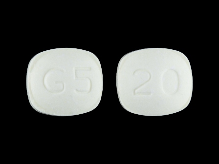 G5 20: (68462-196) Pravastatin Sodium 20 mg Oral Tablet by Rebel Distributors Corp