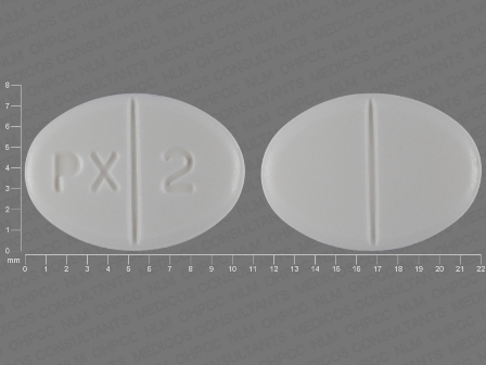 PX 2: Pramipexole Dihydrochloride 0.5 mg (Pramipexole 0.35 mg) Oral Tablet