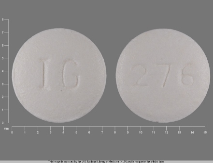 IG 276: Hydroxyzine Hydrochloride 25 mg (Hydroxyzine Pamoate 42.6 mg) Oral Tablet
