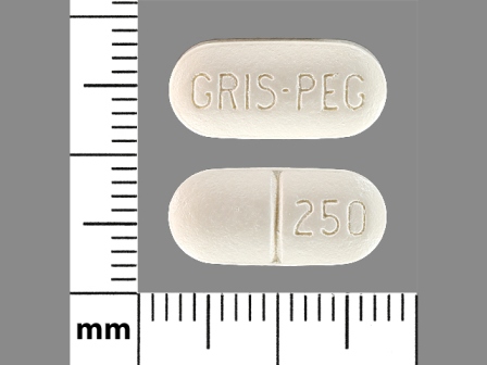 GRIS PEG 250: (68682-520) Griseofulvin 250 mg Oral Tablet by Oceanside Pharmaceuticals