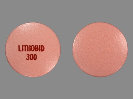 LITHOBID 300: (68968-4492) Lithobid 300 mg Oral Tablet, Film Coated, Extended Release by Ani Pharmaceuticals, Inc.
