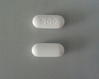 500: Acetaminophen 500.4 mg/556mg Oral Tablet