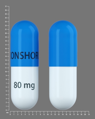 IRONSHORE 80mg: (71376-204) Jornay PM 80 mg Oral Capsule by Ironshore Pharmaceuticals, Inc.