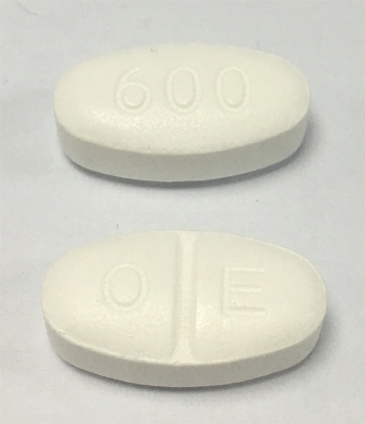O E 600: (71717-102) Gabapentin 600 mg Oral Tablet, Coated by Tagi Pharma, Inc.