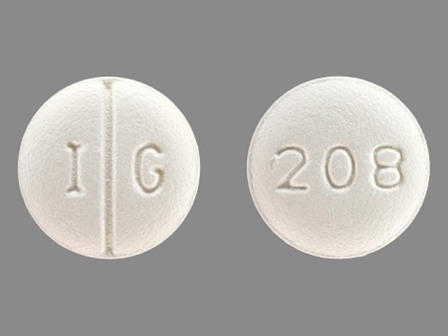 IG 208: Citalopram 40 mg (As Citalopram Hydrobromide 49.98 mg) Oral Tablet