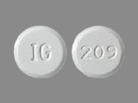 IG 209: Terbinafine (As Terbinafine Hydrochloride) 250 mg Oral Tablet
