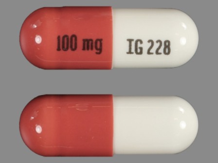 100 mg IG 228: (76282-228) Zonisamide 100 mg Oral Capsule by Exelan Pharmaceuticals, Inc.