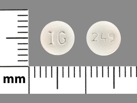 IG 249: (76282-249) Escitalopram Oxalate 5 mg Oral Tablet, Film Coated by Cipla USA Inc.