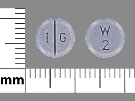 IG W 2: (76282-328) Warfarin Sodium 2 mg Oral Tablet by Exelan Pharmaceuticals Inc.