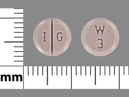 IG W 3: (76282-330) Warfarin Sodium 3 mg Oral Tablet by Exelan Pharmaceuticals Inc.