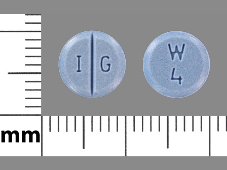 IG W 4: (76282-331) Warfarin Sodium 4 mg Oral Tablet by Exelan Pharmaceuticals Inc.