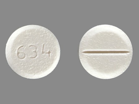 644: Hyoscyamine Sulfate 0.125 mg Chewable Tablet